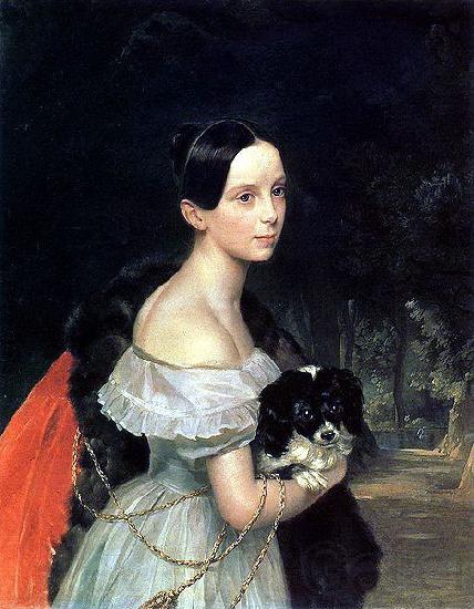 Karl Briullov Portrait of U. M. Smirnova
